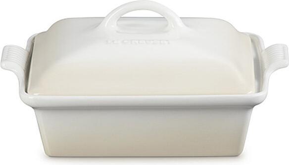 Image du produit Le Creuset Plat à four Tradition Couvercle en grès Carré Meringue
