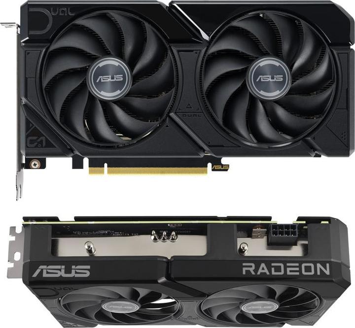 Actual product image ASUS Dual Radeon RX 7600 XT OC graphics card - 16GB GDDR6, 1x HDMI, 3x DP (16 GB)