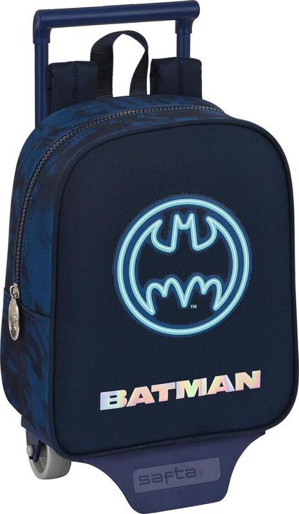 Produktbild Batman Schulrucksack mit Rädern Legendary Marineblau 22 x 27 x 10 cm