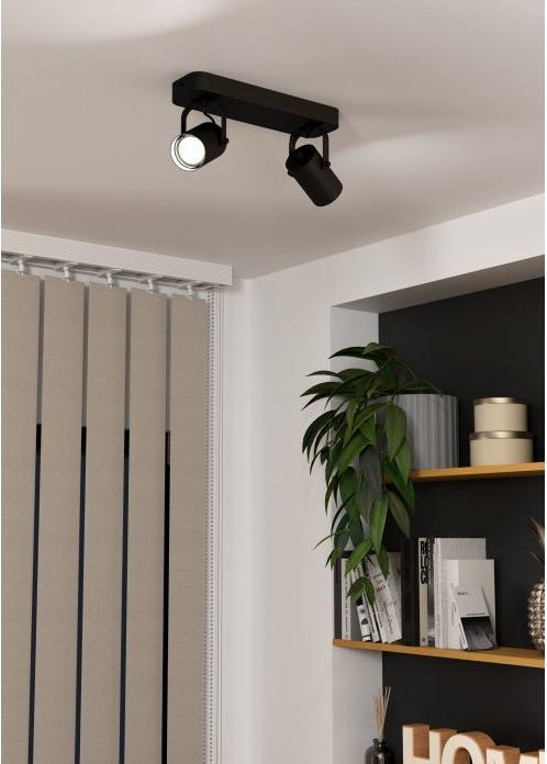 Actual product image EGLO Spotlight black Sorego (500 lm, GU10)