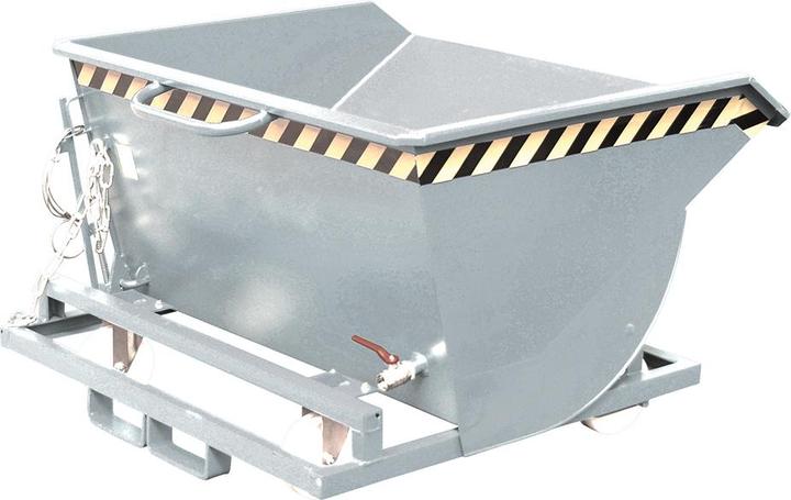 Immagine prodotto eurokraft pro Contenitore ribaltabile per trucioli, con ruote in poliammide (500 l)