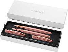 Actual product image Pelikan Rollerball fountain pen & rollerball Jazz® Noble Elegance in a set, Rose (Rose, 1 x)