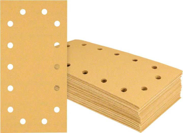 Image du produit Bosch Professional Zubehör EXPERT C470 Papier abrasif à 14 trous pour ponceuses vibrantes, 115 x 230 mm, G 240, 50 pcs. (240)