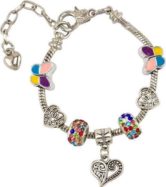 Ulysse Couleurs d'Enfance Sehr schönes Armband mit Herz Motiv