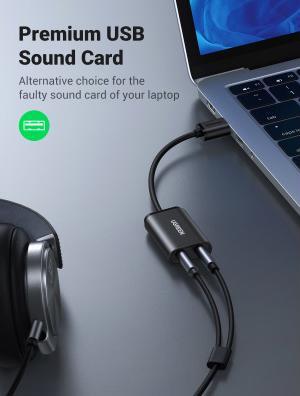 Actual product image Ugreen External Sound Adapter 30724 (USB)