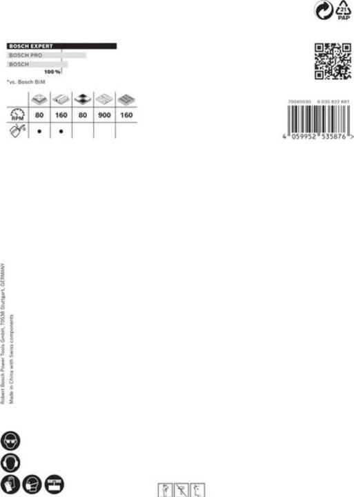 Immagine prodotto Bosch Professional Zubehör Sega a tazza EXPERT Tough Material, 111 x 60 mm (111 millimetri)