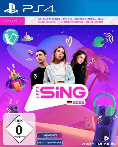 Produktbild Plaion Let's Sing 2025 German Version (PS4) (USK) (PS4, DE)