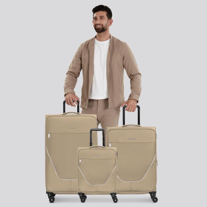 Image du produit Stratic taska Set de valises à 4 roulettes 3pcs avec soufflet extensible (233 l, XL (à partir de 115l))