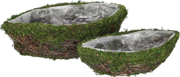 Actual product image Natura Punto Set of 2 cachepots or decorative bowls made from natural materials
