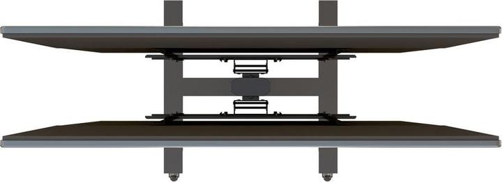 Actual product image Multibrackets TV stand up to 80", aluminum, black/5983 (80", 80 kg)