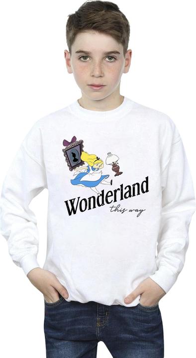 Produktbild Disney Sweatshirt Jungen Alice im Wunderland This Way (128)