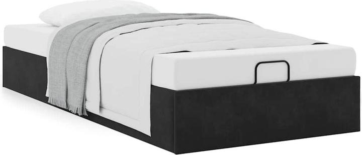 Immagine prodotto VidaXL Letto ottomano senza materasso nero 90x190 cm in velluto (90 x 190 cm)