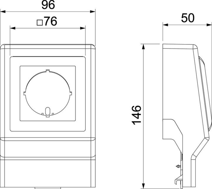 Actual product image Rehau Single tank (7 cm)