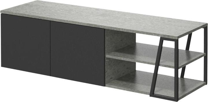 Concrete grey, Black