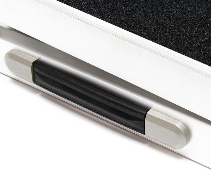 Actual product image Wiltec Foldable dog ramp 244x38cm 122x38cm 115kg Aluminium pet ramp (Dog, Foldable)