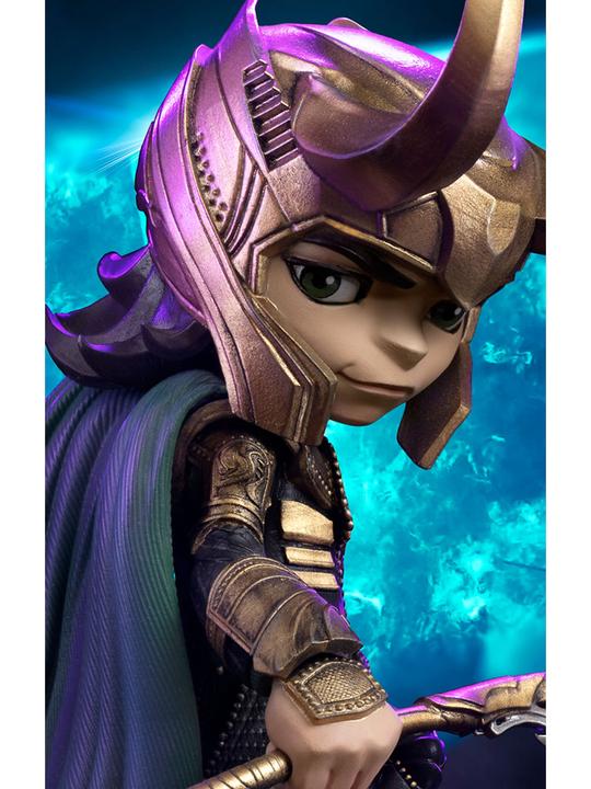 Actual product image Iron Studios Avengers Infinity Saga figurine Mini Co. PVC Loki 15 cm