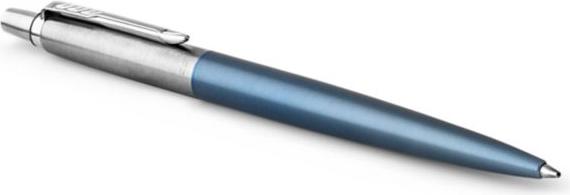 Actual product image Parker Ballpoint pen JOTTER Waterloo BL M (Blue, Chromed, 1 x)