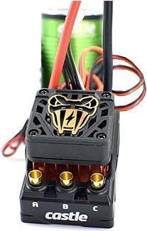 Produktbild Castle Creations MOTOR/REGLER COPPERHEAD 10 1/10 1406-7700kv SENSORED 2S WP ON ROAD