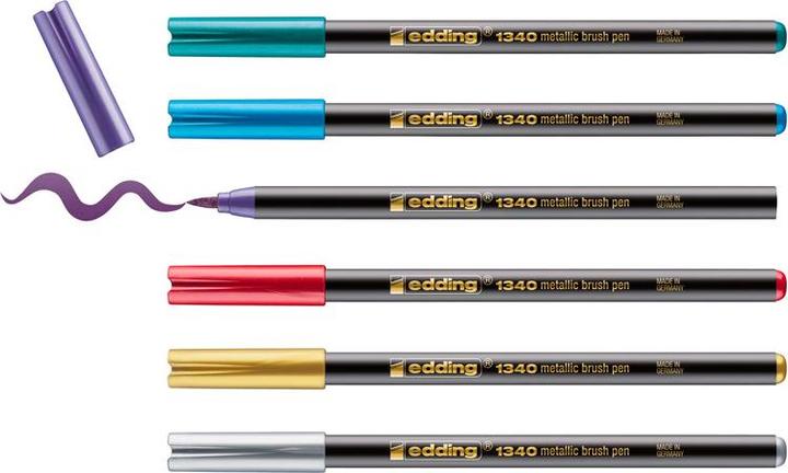 Produktbild Edding 1340 - Brushpen (Violett/Pink/Rosa, Metallic, 1 x)