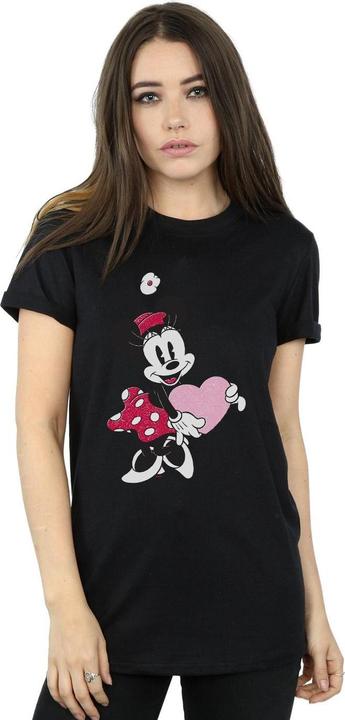 Immagine prodotto Disney Minnie Mouse Love Heart Maglietta Ampia Donna (L)