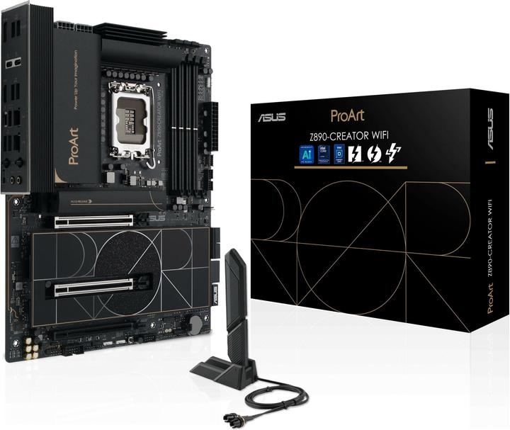 Produktbild ASUS MB PROART Z890-CREATOR WIFI (Intel,LGA1851,DDR5,ATX) (LGA 1851, Intel Z890, ATX)