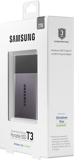 Immagine prodotto Samsung SSD portatile T3 (2000 GB)