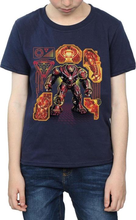 Image du produit - T-shirt AVENGERS INFINITY WAR HULKBUSTER BLUEPRINT - Garçon (116)
