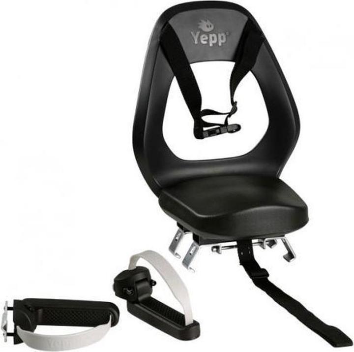 Actual product image Thule Thuls Yepp Junior Budget sits with Thue Yeppie Feet