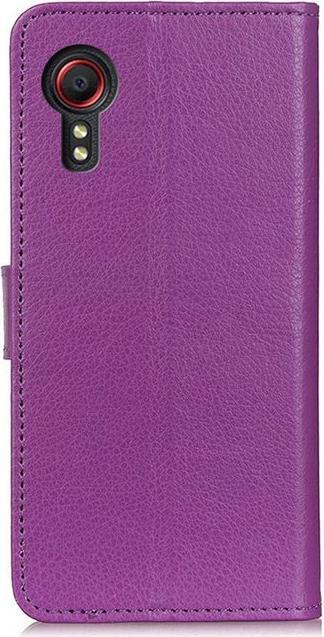 Actual product image MU Classic Litchi Leather Bookcover Series (Samsung Galaxy Xcover 7)