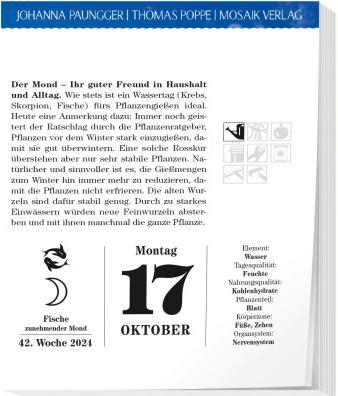 Produktbild Abreisskalender Das Mondjahr (11.5 x 13 cm, Harter Einband, Deutsch)