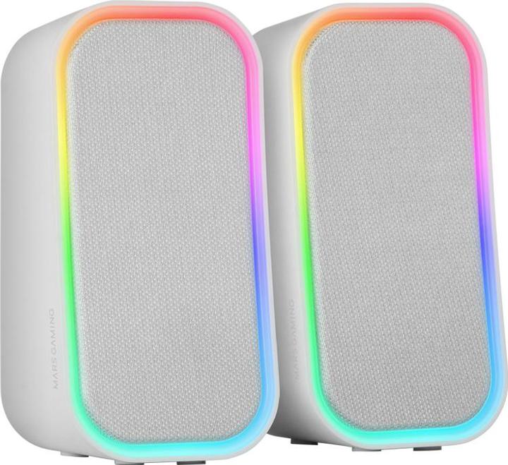 Produktbild Mars Gaming Enceintes Bluetooth MS-OM RGB (Blanc)