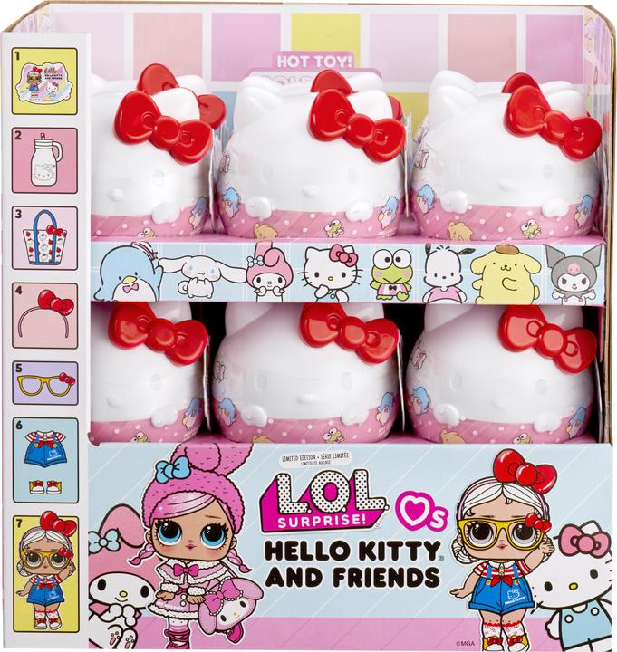 Actual product image MGA L.O.L. Surprise! Loves Hello Kitty & Friends Tots Core
