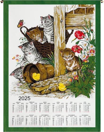 Produktbild Biefang Stoffkalender Katzen 45x65cm (45 x 65 cm)