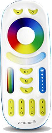 Produktbild Milight Funk Fernbedienung RGB+KW/WW 4-Zonen