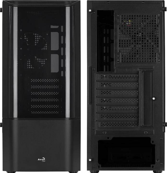 Actual product image AeroCool Quantum v1 Midi Tower, Tempered Glass (Mini-ITX, mATX, ATX)