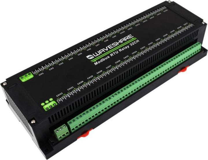 Produktbild WaveShare 32-Kanal Relais RS485 Modbus RTU Relay 32CH