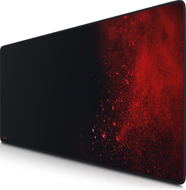 Image du produit Titanwolf Tapis de souris de jeu XXL, tissu lisse, tapis de souris de vitesse 900 x 400mm de surface, Blood (XXL)