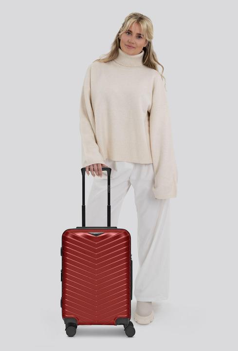 Image du produit Redolz Essentials 18 4 roues trolley cabine 55 cm avec soufflet d'extension (44 l, Bagage à main (jusqu'à 50l))