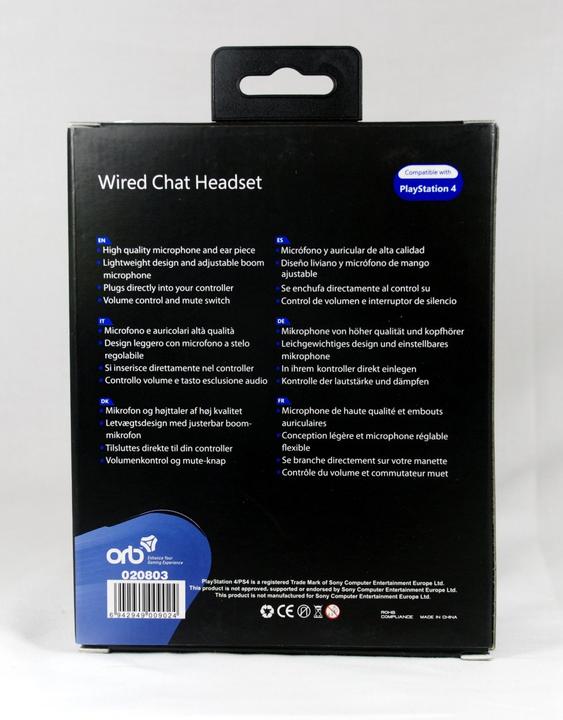 Immagine prodotto ORB Playstation 4 - Cuffie per chat via cavo () (Cablato)