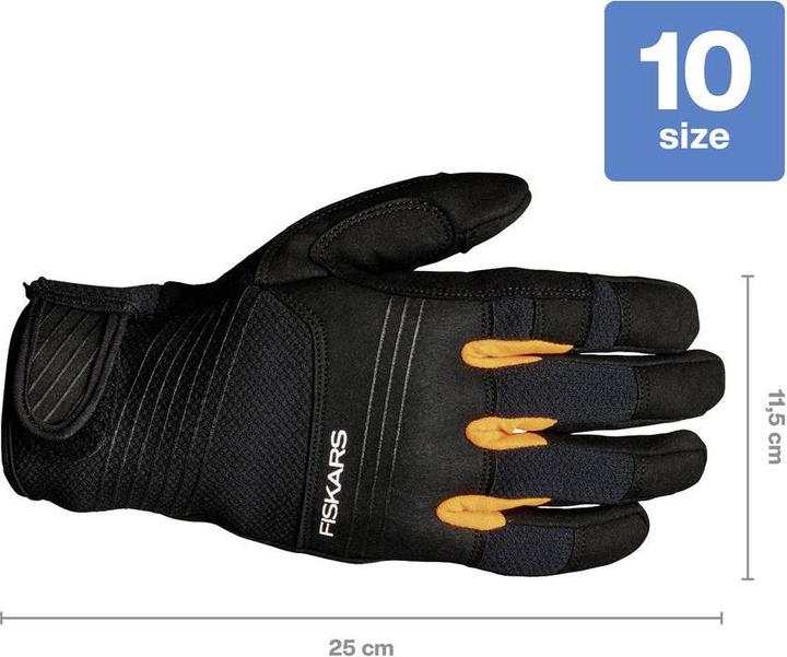 Produktbild Fiskars 1071150 Axt- und Werkzeug-Handschuh, Grösse 10 1 Paar (10)