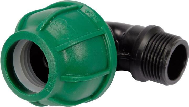 Toya Flo Elbow pour les tubes PE 90st. GZ 25mm x 3/4' 'pour les installations d'eau