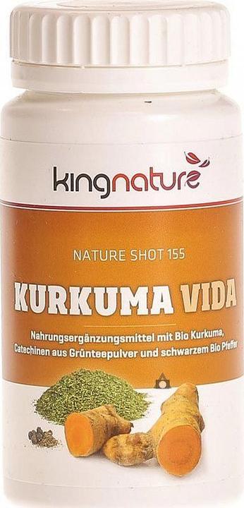 Image du produit Kingnature Kurkuma Vida (72 pièce(s), Capsules, 82 g)
