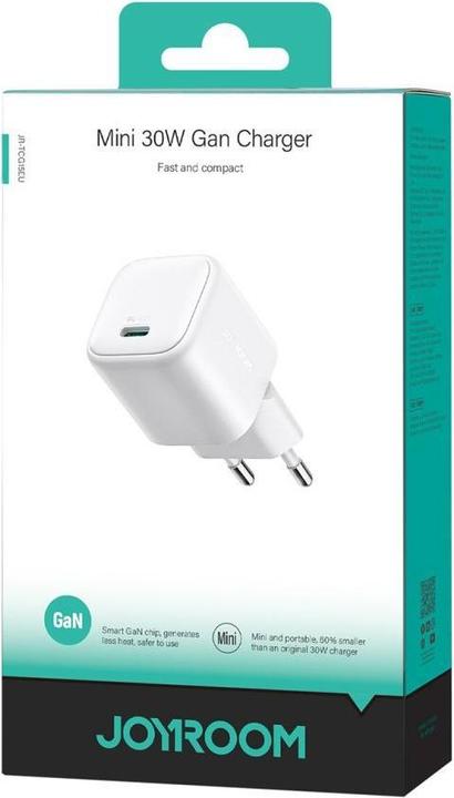Produktbild Joyroom Charger JR-TCG15 Mini 30W GaN white (30 W)