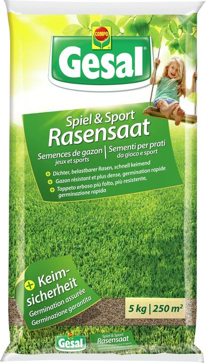Gesal Rasensaat Spiel und Sport (Rasensamen)