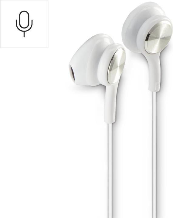 Image du produit Hama Casque Ocean II, écouteurs, microphone, protection contre les courbures de câble, USB-C, blanc (Filaire)