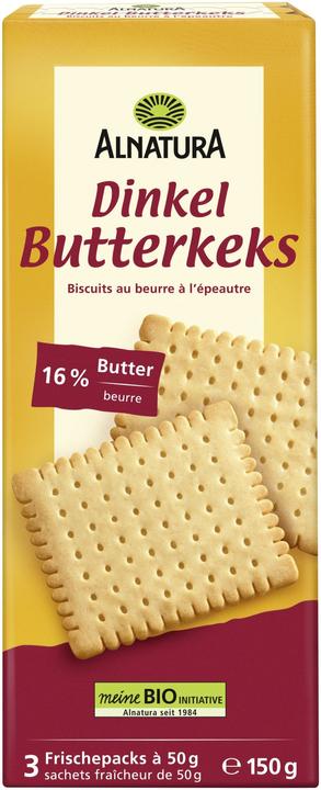 Image du produit Alnatura Biscuits au beurre à l'épeautre bio 150g (150 g)