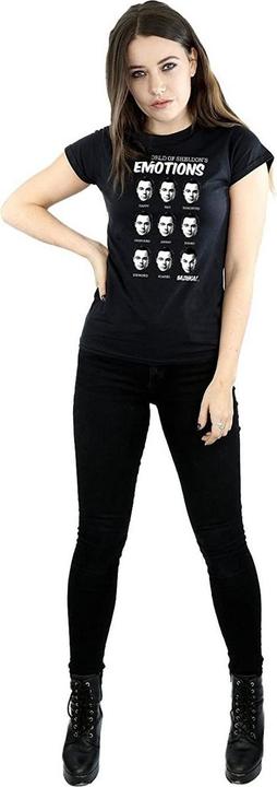 Actual product image Dam Womens/Ladies Emotions Sheldon Cotton Boyfriend T-Shirt (XL)