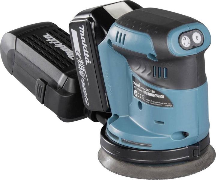 Productafbeelding Makita DBO180RTJ (Excentrische schuurmachine, 180 W)