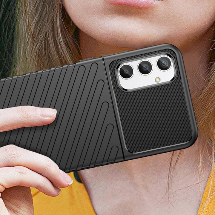 Actual product image Hurtel Thunder Case case for Samsung Galaxy A34 5G silicone armor case black (Samsung Galaxy A34 5G)