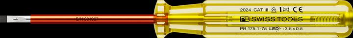 Actual product image PB Swiss Tools Indicateur de tension PB 175 Gr. 1 75 mm DEL (Port)